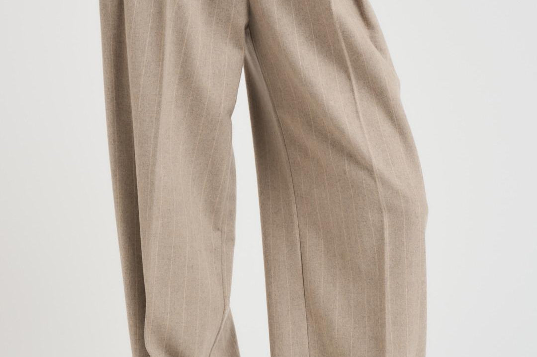 Pantalone donna a palazzo tortora L32 GEST LIVIANA CONTI