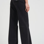 Jeans donna Hugh in denim nero 1134009 VINTAGEBLACK ANINE BING