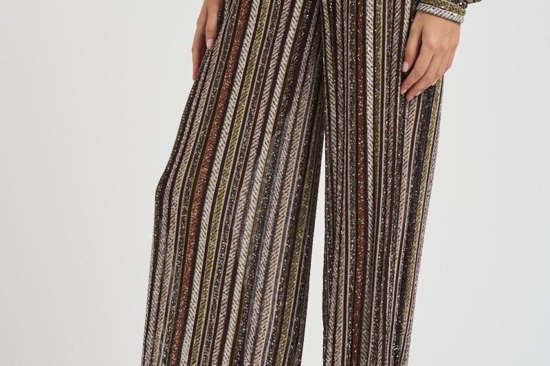 Pantaloni  in maglia crochet donna I09 BK01C3SM9T5 MISSONI