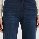 Jeans donna Amber in denim scuro DP619 DF0310800 DONDUP