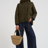 Giubbotto parka donna verde militare PI002106D 7740 HERNO
