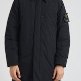 Cappotto uomo Micro Twill midi nero 7100007 S0026V0029 STONE ISLAND