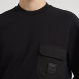 Felpa uomo girocollo nera EM002925 AF10013UC001 EMPORIO ARMANI