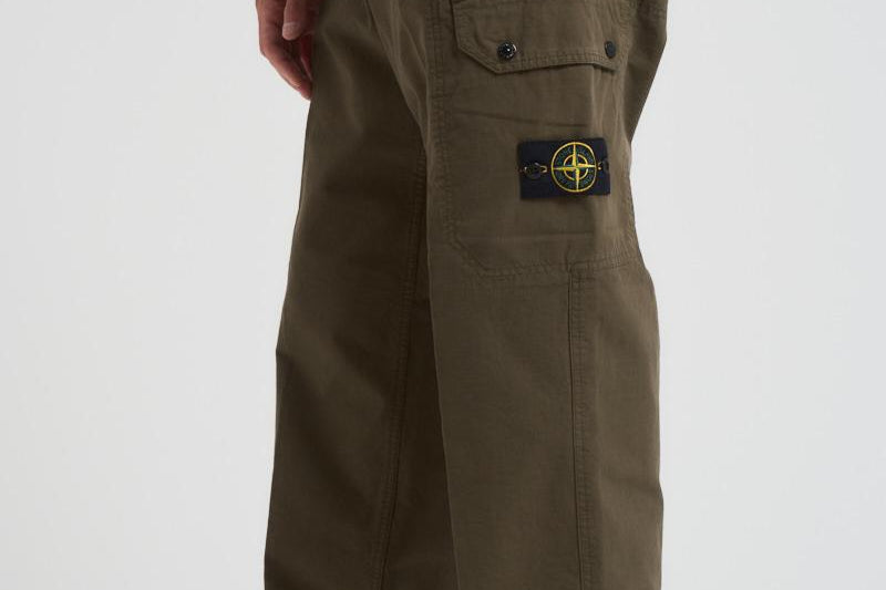 Pantalone uomo cargo verde militare 3100011 S0211V0054 STONE ISLAND