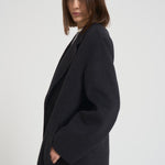 Cappotto donna in lana antracite DIANE DARK GREY ACCADEMIE TESSILI