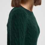 Maglia donna a girocollo verde 211971865 009 RALPH LAUREN