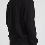 Felpa uomo girocollo nera 6100028 S0A20V0029 STONE ISLAND