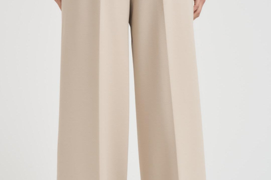 Pantalone donna a palazzo gesso L5WI53 W45 LIVIANA CONTI