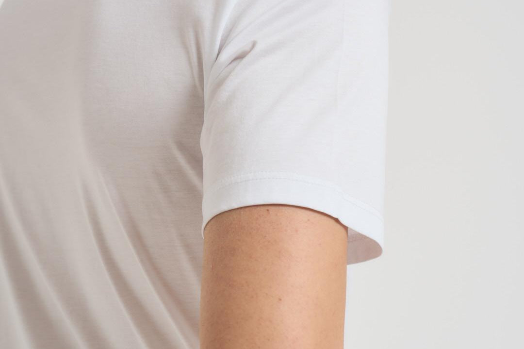T-shirt uomo bianca SH000760 BIANCO ACCADEMIE TESSILI
