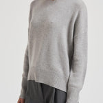 Maglione girocollo donna in cashmere 201726 DOVEGREY LISA YANG