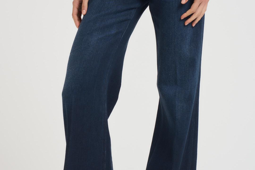 Jeans donna Amber in denim scuro DP619 DF0310800 DONDUP