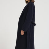 Cappotto donna lungo blu notte DIVA DEBORA24 ACCADEMIE TESSILI