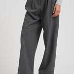 Pantalone sartoriale in lana donna GEM11S37 GRIGIO NINE IN THE MORNING