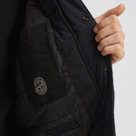 Cappotto uomo Micro Twill midi nero 7100007 S0026V0029 STONE ISLAND