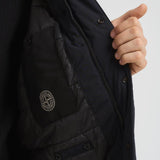 Cappotto uomo Micro Twill midi nero 7100007 S0026V0029 STONE ISLAND