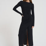 Abito donna Jelina lungo nero RO0349FB C3K01E01BK MARANT ETOILE