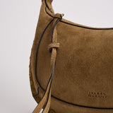 Borsa donna in suede Oskan Moon bag cammello PP0003FA A3C32MTPGO ISABEL MARANT