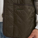 Gilet uomo trapuntato Polarquilt verde MLI0002 OL91 BARBOUR
