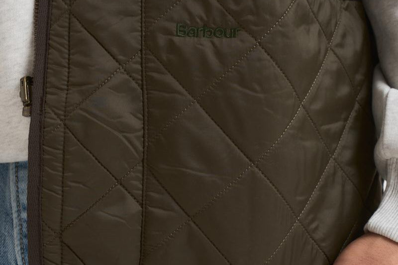 Gilet uomo trapuntato Polarquilt verde MLI0002 OL91 BARBOUR