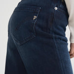 Jeans donna Koons in denim scuro DP268 DF0310800 DONDUP