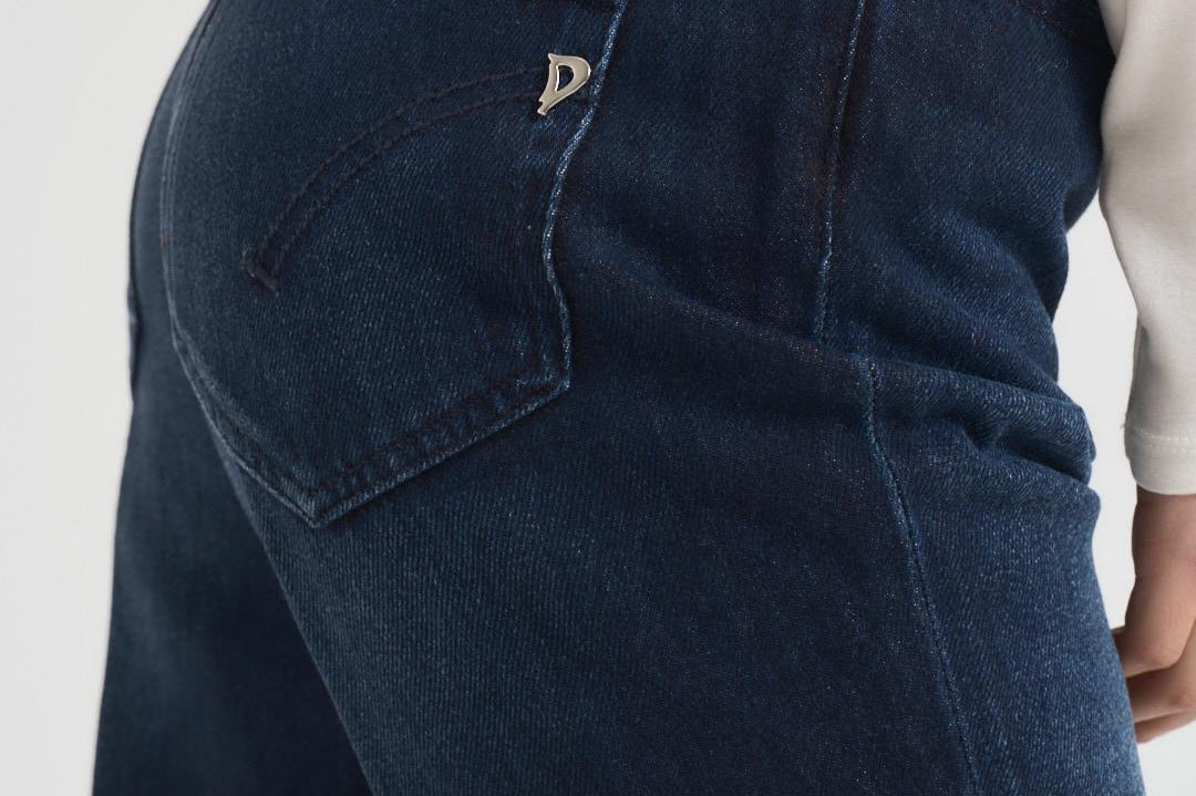 Jeans donna Koons in denim scuro DP268 DF0310800 DONDUP