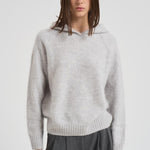 Maglia con cappuccio in cashmere donna SOSO 2398GRISCLAIR KUJTEN
