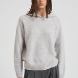 Maglia con cappuccio in cashmere donna SOSO 2398GRISCLAIR KUJTEN