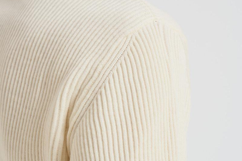 Dolcevita uomo a costine panna 5100052 S00C2V0093 STONE ISLAND