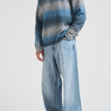 Maglia uomo effetto sfumato blu M23400046 STELLARST SAMSØE SAMSØE