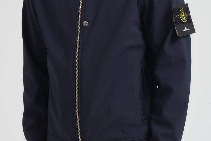 Giacca uomo Soft Shell blu Q100004 S0B22V0020 STONE ISLAND