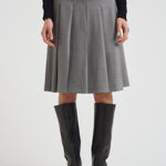 Gonna donna midi Gimmy grigia GIMMY 010 MAX MARA STUDIO