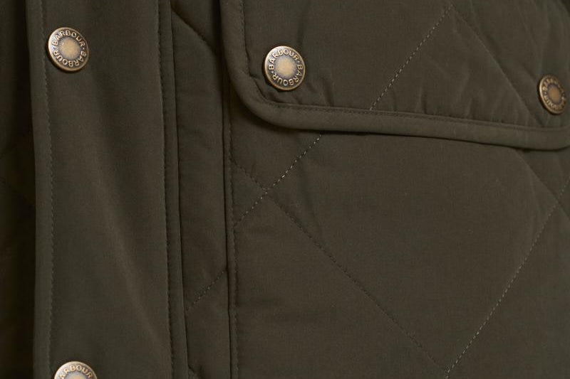 Gilet uomo trapuntato Lowerdale verde oliva MGI0298 OL91 BARBOUR