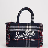 Borsa donna Colette tartan nera COLETTEWL TART0041 MC2 SAINT BARTH