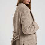 Cappotto doppiopetto con cintura donna GWP02319 P00209160407 GOLDEN GOOSE