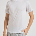 T-shirt uomo bianca SH000760 BIANCO ACCADEMIE TESSILI