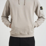 Felpa uomo con cappuccio grigio chiaro 6100029 S0A20V0061 STONE ISLAND