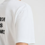 T-shirt uomo girocollo bianca TS203 CO0002OPW DROLE DE MONSIEUR
