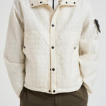 Giubbotto Crinkle Reps Ny Quilted-Tc panna 4100023 S0186V0093 STONE ISLAND