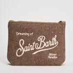 Pochette donna Aline in lana beige ALINE WOOLHER11 MC2 SAINT BARTH