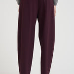 Pantalone donna balloon bordeaux I37 D94 LIVIANA CONTI