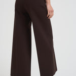Pantalone donna a palazzo marrone L5WI53 W18 LIVIANA CONTI