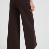 Pantalone donna a palazzo marrone L5WI53 W18 LIVIANA CONTI