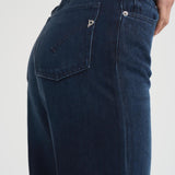 Jeans donna Amber in denim scuro DP619 DF0310800 DONDUP