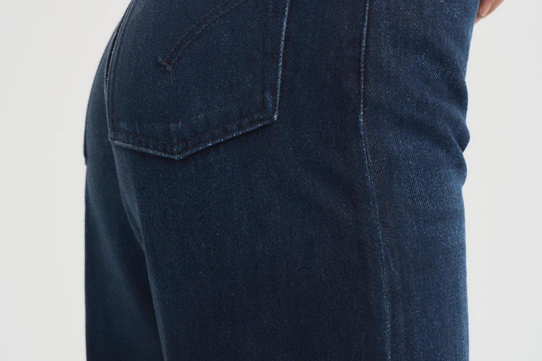 Jeans donna Amber in denim scuro DP619 DF0310800 DONDUP