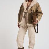 Giubbotto donna Clea beige MA0427FA C3A01E50TA MARANT ETOILE