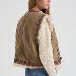 Gilet donna Clemencia marrone GI0061FA C3A02E50TA MARANT ETOILE