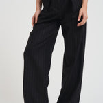 Pantalone donna sartoriale nero 14317 8002NOIR FORTE FORTE
