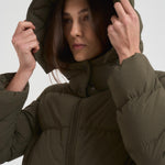 Piumino donna corto verde militare PI002097D 7740 HERNO