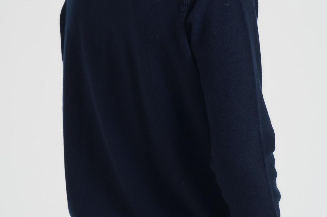 Cardigan uomo con zip blu 5100044 S00B4V0020 STONE ISLAND