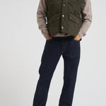 Gilet uomo trapuntato Lowerdale verde oliva MGI0298 OL91 BARBOUR